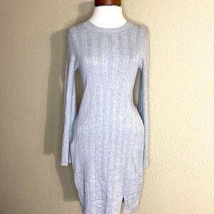 Olive and Oak Gray Sweater Dress NWT Size L